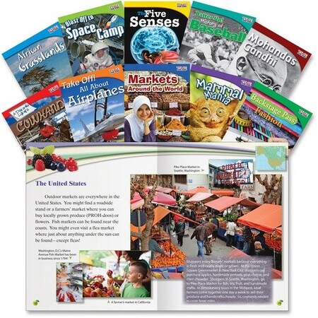 Shell Education Teacher Created Materials Informational Text Set 1, Grade 3, 10PK SHL16107